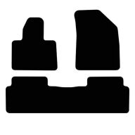 Bundmåtter af stof til VW Crafter 10/2017-