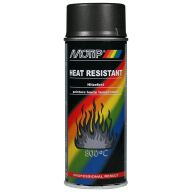 Varmefast Motip spraymaling Mørk Antracit 400ML 800GR.