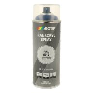 Spraymaling RAL 5013 Høj Glans KoboltBlå Motip 07002 400ML
