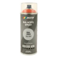 Spraymaling RAL 2004 Høj Glans Ren Orange Motip 07007 400ML