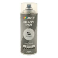 Spraymaling RAL 7012 Høj Glans BasaltGrå Motip 07018 400ML