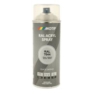 Spraymaling RAL 7044 Høj Glans SilkeGrå Motip 07029 400ML