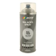 Spraymaling RAL 7030 Høj Glans StenGrå Motip 07030 400ML