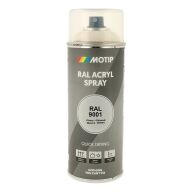 Spraymaling RAL 9001 Høj Glans CremeHvid Motip 07045 400ML