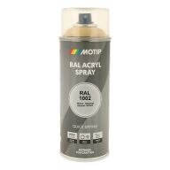 Spraymaling RAL 1002 Høj Glans SandGul Motip 07067 400ML