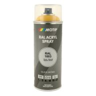 Spraymaling RAL 1003 Høj Glans SignalGul Motip 07069 400ML