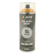 Spraymaling RAL 1006 Høj Glans KornGul Motip 07075 400ML