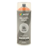 Spraymaling RAL 2003 Høj Glans PastelOrange Motip 07079 400M
