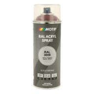 Spraymaling RAL 3009 Høj Glans OxidRød Motip 07104 400ML