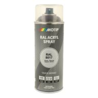 Spraymaling RAL 8017 Høj Glans Chokolade Brun Motip 07110 40