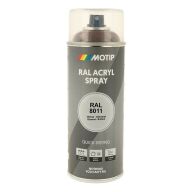 Spraymaling RAL 8011 Høj Glans NøddeBrun Motip 07113 400ML