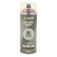 Spraymaling RAL 4001 Høj Glans RødLilla Motip 07115 400ML