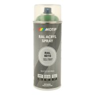 Spraymaling RAL 6010 Høj Glans GræsGrøn Motip 07126 400ML