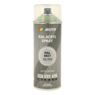 Spraymaling RAL 6021 Høj Glans SvagGrøn Motip 07131 400ML
