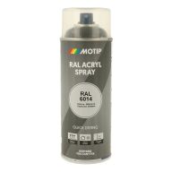 Spraymaling RAL 6014 Høj Glans GulOliven Motip 07142 400ML