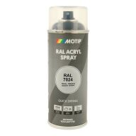 Spraymaling RAL 7024 Høj Glans GraphiteGrå Motip 07151 400ML