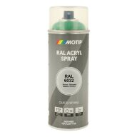 Spraymaling RAL 6032 Høj Glans SignalGrøn Motip 07169 400ML
