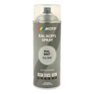 Spraymaling RAL 9007 Høj Glans GråAluminium Motip 07216 400M