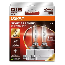 Osram Xenarc Night Breaker 220 D1S Xenon 2 stk.