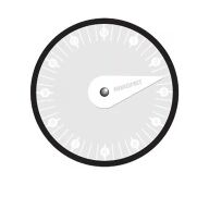 Selvklæbende parkeringsskive Selvklæbende parkeringsskive