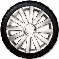 17" Spyder Pro Silver Hjulkapsler 4stk.
