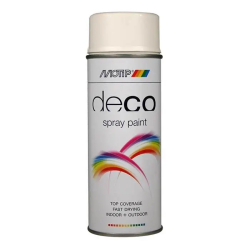 Motip deco RAL 9010 Renhvid Mat 400ml.