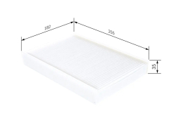 M2272 Pollenfilter Kabineluftfilter Bosch
