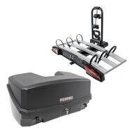 Menabo Alcor cykelholder til 3 cykler inkl. Mizar bagageboks 300L