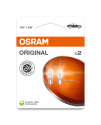 Osram Pinol W1,2W pære 2stk.