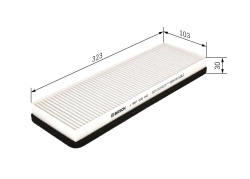 M2041 Pollenfilter Kabineluftfilter Bosch