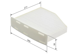 M2097 Pollenfilter Kabineluftfilter Bosch