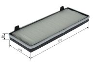 M2100 Pollenfilter Kabineluftfilter Bosch