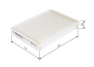 M2214 Pollenfilter Kabineluftfilter Bosch