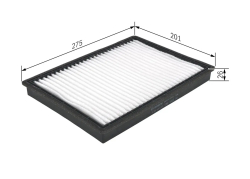 M2222 Pollenfilter Kabineluftfilter Bosch
