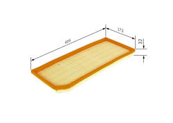 S0178 Luftfilter Bosch