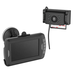 Bakkamerasæt 4,3" Trådløs Skærm 12/24V