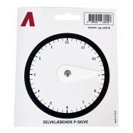 Avant Selvklæbende P-skive (Ø11 cm - Sort)