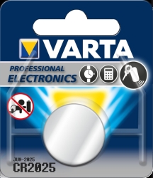 CR2025 Varta lithium batteri