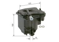 N7006 Brændstoffilter Bosch