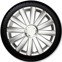 Spyder Pro Silver 15" hjulkapsler 4stk.