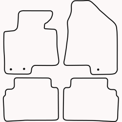Bundmåtter af stof til Hyundai Ix35 2010