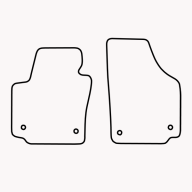 Bundmåtter foran af stof til Seat Altea 2008