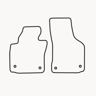 Bundmåtter foran af stof til Seat Leon 2005-2011