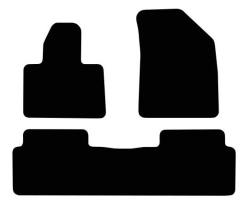 Bundmåtter af stof til Toyota Avensis 11-2011