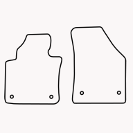Bundmåtter af stof til Vw Touran Van 2007-2015