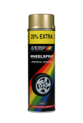 Fælgspraymaling Guld Motip 500ML