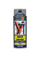 Spraymaling RAL 7031 Høj Glans BlåGrå Motip 07022 400ML