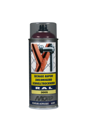 Spraymaling RAL 3005 Høj Glans VinRød Motip 07108 400ML