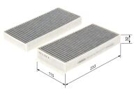 R5538 Pollenfilter aktivkulfilter Kabineluftfilter Bosch