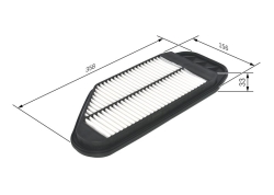 S0349 Luftfilter Bosch